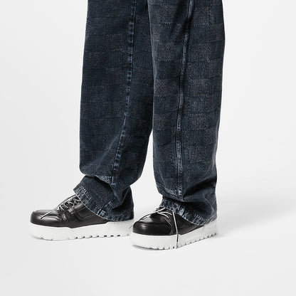 Louis Vuitton - LV Maxi Trainer Calf Leather Bordeaux Black